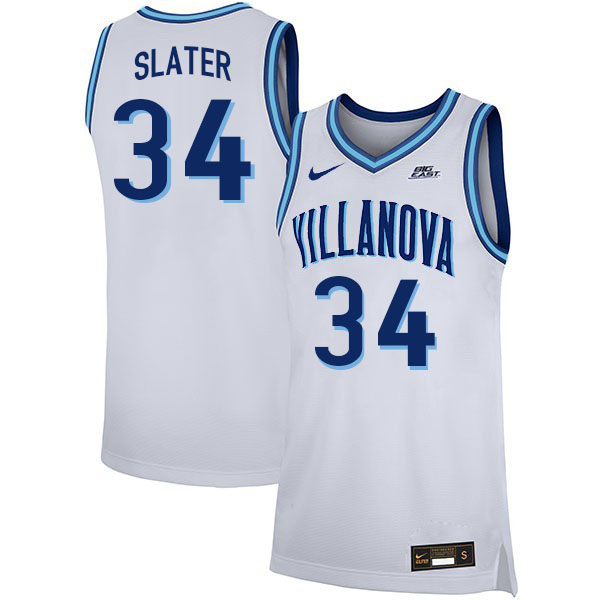 Men #34 Brandon Slater Willanova Wildcats College 2022-23 Basketball Stitched Jerseys Sale-White